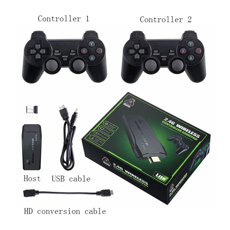 M8 無線 HDMI 街機遊戲家用電視迷你遊戲機，附 2 個遊戲手把，M8 32G（無線），M8 64G（無線）