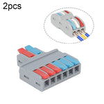 SPL-2 2進3出彩色快速線端子多功能拆線連接端子，SPL-2 2進3出，SPL-3 3進3出，SPL-42 2進4出，SPL-62 2進6出，SPL-63 3進6出，SPL-93 3進9出，LT-624 2進4出，LT-626 2進6出