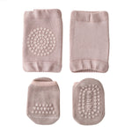 Summer Children Knee Pads Baby Floor Socks Baby Non-Slip Crawling Sports Protection Suit, S 0-1 Years Old, M 1-3 Years Old