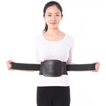 鋼板支撐固定皮革保護腰帶 腰椎矯形器，尺寸：S (64-70 cm)，M (74-84 cm)，L (86-94 cm)，XL (98-106 cm)，XXL (106-120 cm)