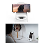 WC001 Magnaphon 無線充電器，適用 iPhone 及其他 Android 手機，白色，黑色