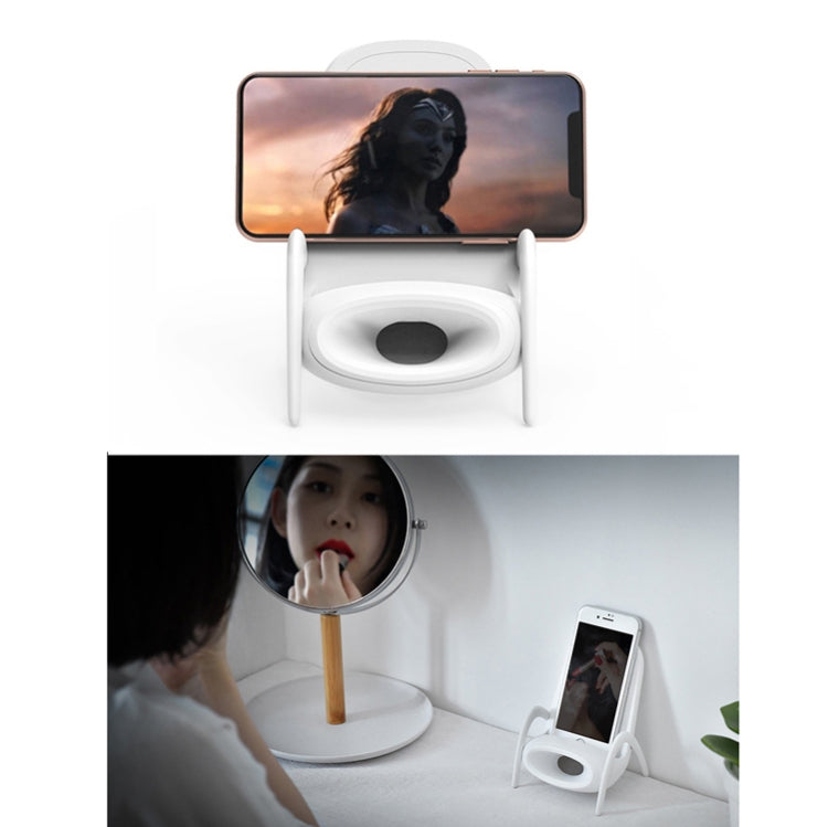 WC001 Magnaphon 無線充電器，適用 iPhone 及其他 Android 手機，白色，黑色