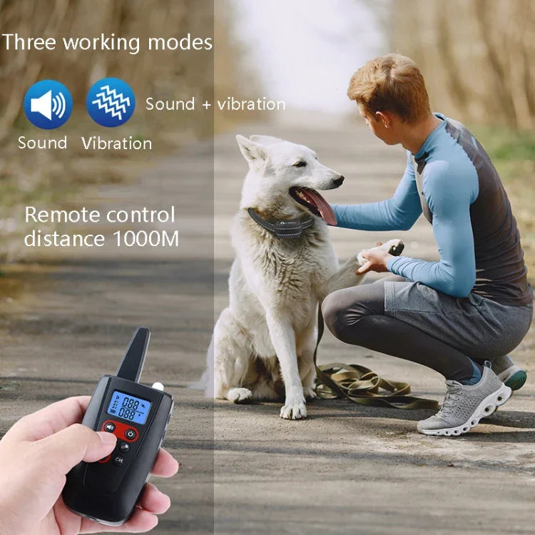 PaiPaitek PD526V-2 1合2 100速聲音震動遙控訓練狗裝置 防吠裝置 電子遙控項圈，PD526V-2