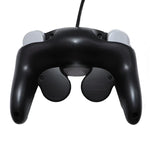 2 件裝單點震動控制器有線遊戲手把，適用於 Nintendo NGC / Wii，白色、粉色、黃色、紅色、紫色、綠色、藍色、黑色、銀色、橙色