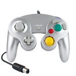 2 件裝單點震動控制器有線遊戲手把，適用於 Nintendo NGC / Wii，白色、粉色、黃色、紅色、紫色、綠色、藍色、黑色、銀色、橙色