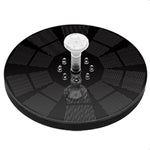 彩色燈電池太陽能噴泉漂浮景觀噴泉，彩色燈噴泉