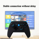 CX-X1 2.4GHz + 藍牙 4.0 無線遊戲控制器手把，適用於 Android / iOS / PC / PS3，單手把（藍色）、手把 + 支架（藍色）、手把 + 支架 + 接收器（藍色）