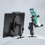 Curved Adhesive Car Instrument Table Bracket Car Mobile Phone Bracket Plastic Clamp Arm Style:, Small 4 Claw, Large 4 Claw, Plastic Clamp Arm