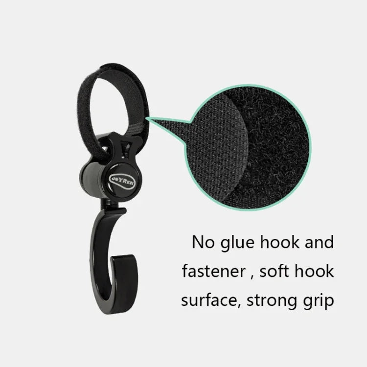 JOYREN 2pcs/Set Baby Stroller Non-Slip And Durable Hook, 2 Sets Stroller Hook
