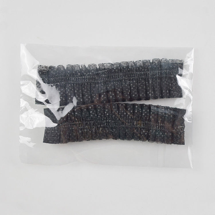 50對耳機一次性防塵套 遊戲耳機無紡布保護套，50對獨立包裝（黑色），50對獨立包裝（藍色）