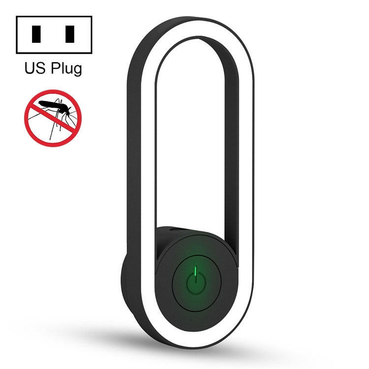 TS-06-13 Ultrasonic Mosquito Repellent Electronic Night Light Mosquito Repellent US Plug, Black, White, Green