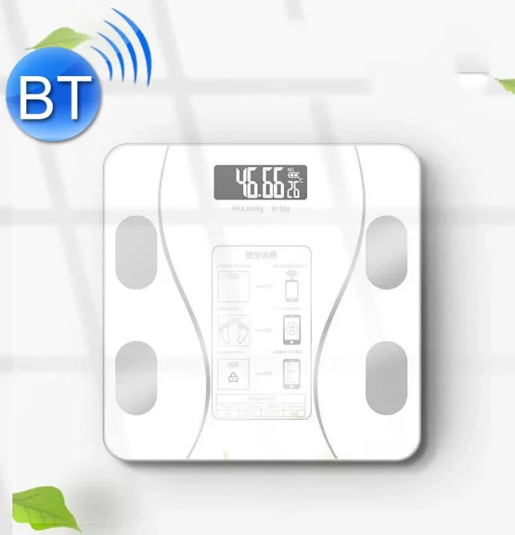 智能藍牙體重秤家用體脂測量健康秤，電池款，充電款，太陽能+充電款