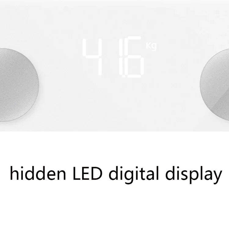 8066智能體脂電子秤家用藍牙體重秤，電池款（白色），充電款（白色）