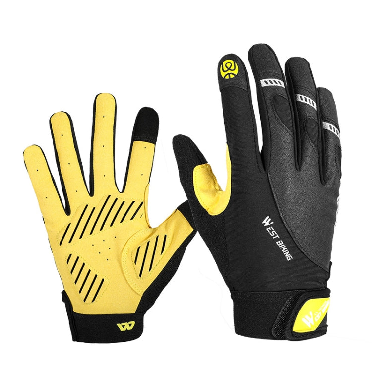 WEST BIKING YP0211209 自行車手套減震防滑觸控手套，M, L, XL