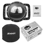 SHOOT XTGP559 球形端口水下潛水相機鏡頭透明保護殼，適用於 GoPro HERO9 Black，適用於 GoPro HERO9 Black
