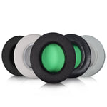 2 件裝 Razer V2 耳機海綿套，頭梁保護套（黑色），頭梁保護套（白色），頭梁保護套（綠色），頭梁保護套（粉色），圓形（黑色），圓形（黑綠網布），橢圓形（黑色）