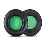 2 件裝 Razer V2 耳機海綿套，頭梁保護套（黑色），頭梁保護套（白色），頭梁保護套（綠色），頭梁保護套（粉色），圓形（黑色），圓形（黑綠網布），橢圓形（黑色）