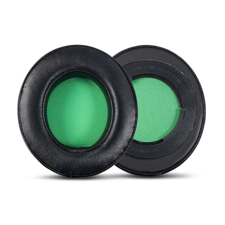 2 件裝 Razer V2 耳機海綿套，頭梁保護套（黑色），頭梁保護套（白色），頭梁保護套（綠色），頭梁保護套（粉色），圓形（黑色），圓形（黑綠網布），橢圓形（黑色）