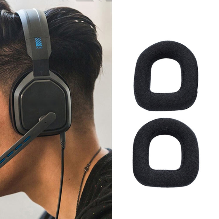 2 件裝遊戲耳機海綿保護套，Logitech A10 法蘭絨耳罩，Logitech A10 頭梁，Logitech A40 法蘭絨耳罩，Logitech A50 法蘭絨耳罩，Logitech A50 法蘭絨頭梁