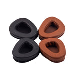 1 對 Skullcandy Aviator 2 耳機海綿皮革耳罩，黑色，棕色