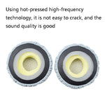 2 件裝耳機皮革耳罩 適用於 Edifier W570BT / W670BT，黑色，銀灰色