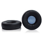 2 件裝耳機海綿套 耳機皮革套 適用於 Jabra Revo Wireless，顏色：黑色 黑色網，黑色 黑色網，黑色 紅色網，黑色 藍色網，白色 白色網，黑色 灰色網