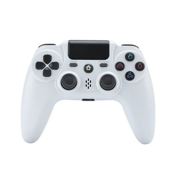 ZR486 無線遊戲控制器，適用於 PS4，白色、黑色、爆裂、紫色星空