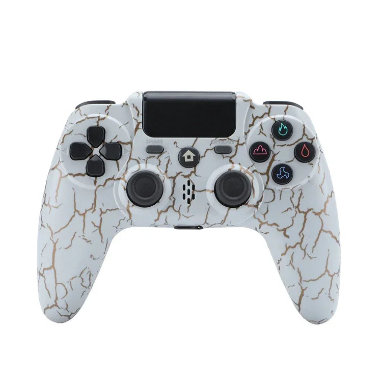 ZR486 無線遊戲控制器，適用於 PS4，白色、黑色、爆裂、紫色星空