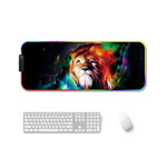 F-01 橡膠熱轉印 RGB 發光防滑滑鼠墊，250x350x3mm，250x350x4mm，260x390x3mm，260x390x4mm，300x350x3mm