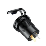 Car Motorcycle Ship Modified USB Charger Waterproof PD + QC3.0 Fast Charge, Blue Light With Terminal, Red Light With Terminal, Green Light With Terminal, Blue Light With 60cm Line, Red Light With 60cm Line, Green Light With 60cm Line