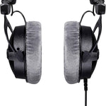 2 件裝耳罩套 適用於 Beyerdynamic DT990 / DT880 / DT770 Pro，（黑色），（灰色），（頭梁套）