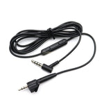 2條3.5mm對2.5mm帶麥克風替換音頻線，適用於Bose AE2 / AE2i，長度1.5米