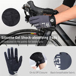 WEST BIKING YP0211214 長指減震防滑觸控手套騎行運動手套，M, L, XL