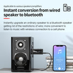 USB 車用藍牙 5.0 轉接器接收器 FM + AUX 音頻雙輸出立體聲發射器，K9 黑色
