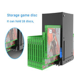 JYS X133 多功能散熱底座+遊戲光碟收納，適用 XBOX Series X 主機，JYS X133