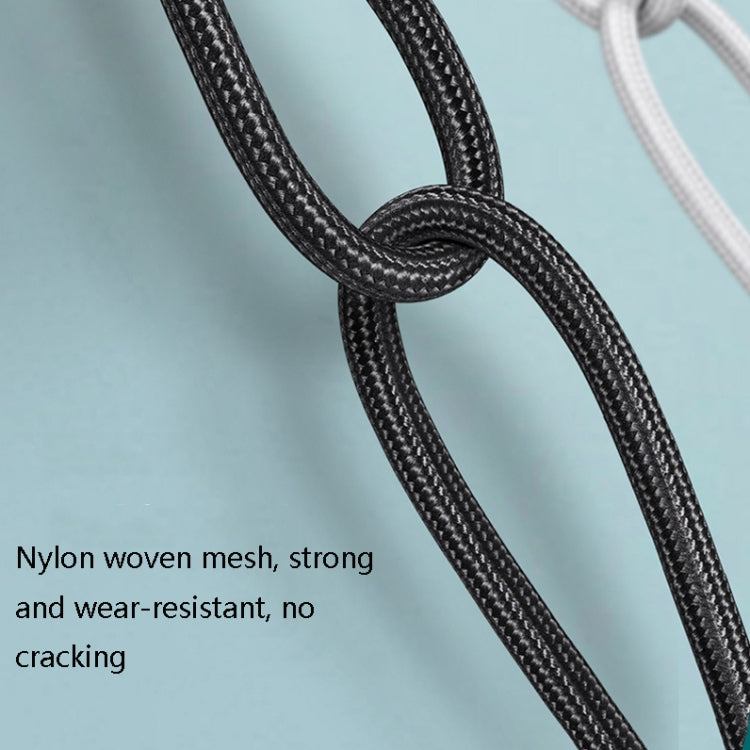 Oatsbasf 03083 便攜多功能 Micro USB + USB-C / Type-C + 8 Pin 三合一充電線，白色、灰色、橙色、綠色