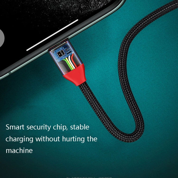 Oatsbasf 03083 便攜多功能 Micro USB + USB-C / Type-C + 8 Pin 三合一充電線，白色、灰色、橙色、綠色