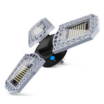 LED 工業礦燈 防水光感折疊三葉車庫燈，60W，80W，100W