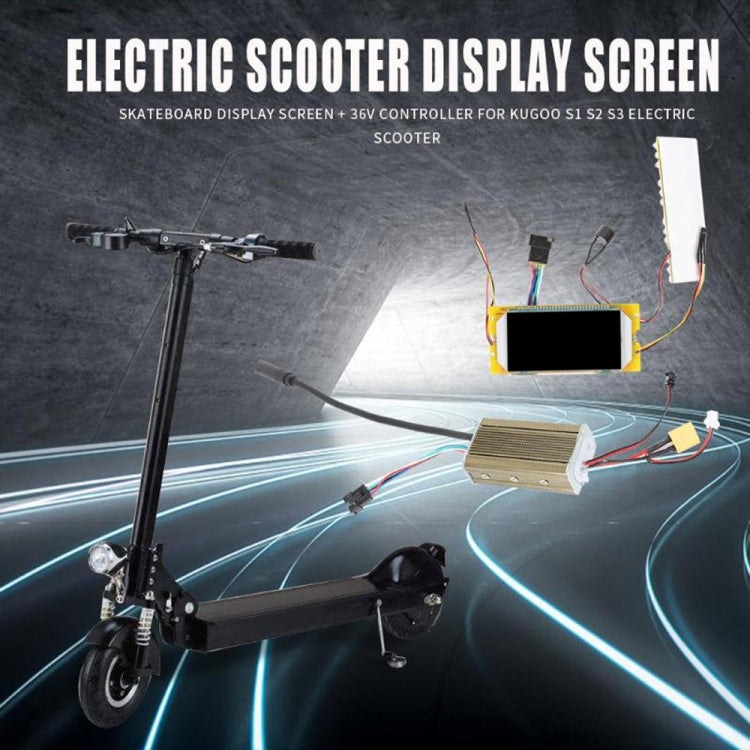 電動滑板車 LED 顯示屏主控板更換配件，適用於 Kugoo S1 / S2 / S3 系列，控制器+顯示屏