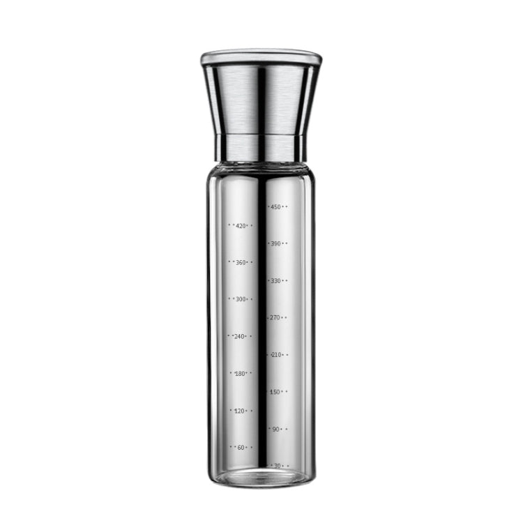 304不鏽鋼海鹽胡椒研磨器家用胡椒咖啡手動研磨瓶，450ml