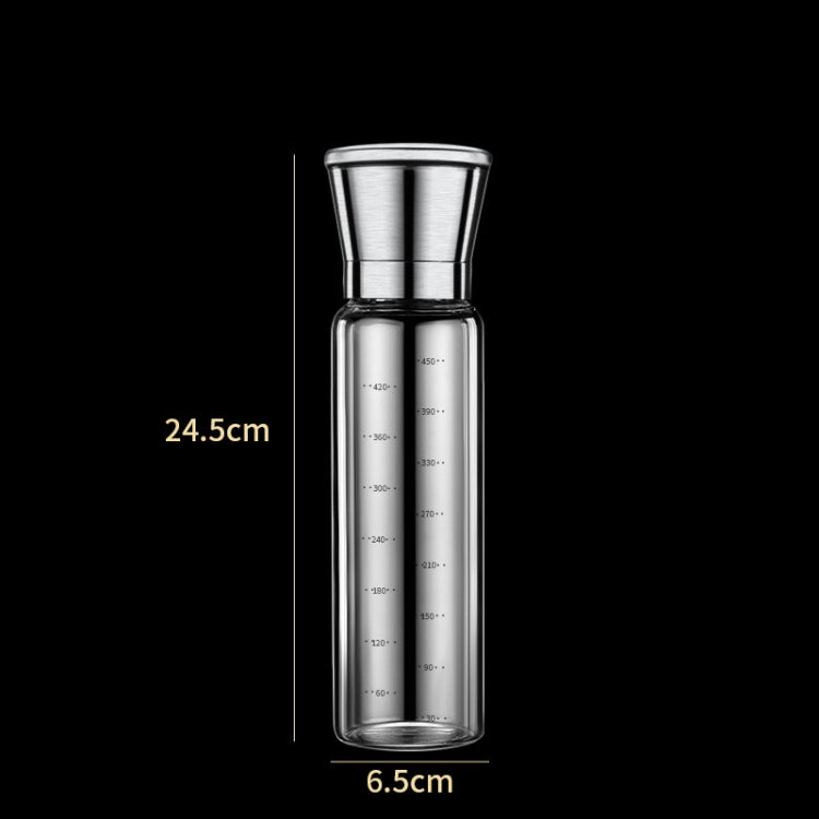 304不鏽鋼海鹽胡椒研磨器家用胡椒咖啡手動研磨瓶，450ml