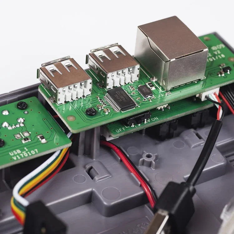 Retroflag NESPi機殼+遊戲主機盒，帶LED指示燈，適用Raspberry Pi，Retroflag NESPi機殼+