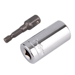 通用扭力扳手頭套筒套7-19mm 電鑽棘輪襯套扳手鑰匙魔術多功能手動工具，7-19mm 扳手