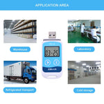 TTE35065 數字 USB 溫度數據記錄器，適用於倉庫儲存、冷藏、冷凍庫和實驗室，TTE35065