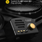 BT01 Retro Bluetooth Wireless Mini Speaker Portable Radio Support TF Card, Pink, Blue, Black, Red, Wood Grain
