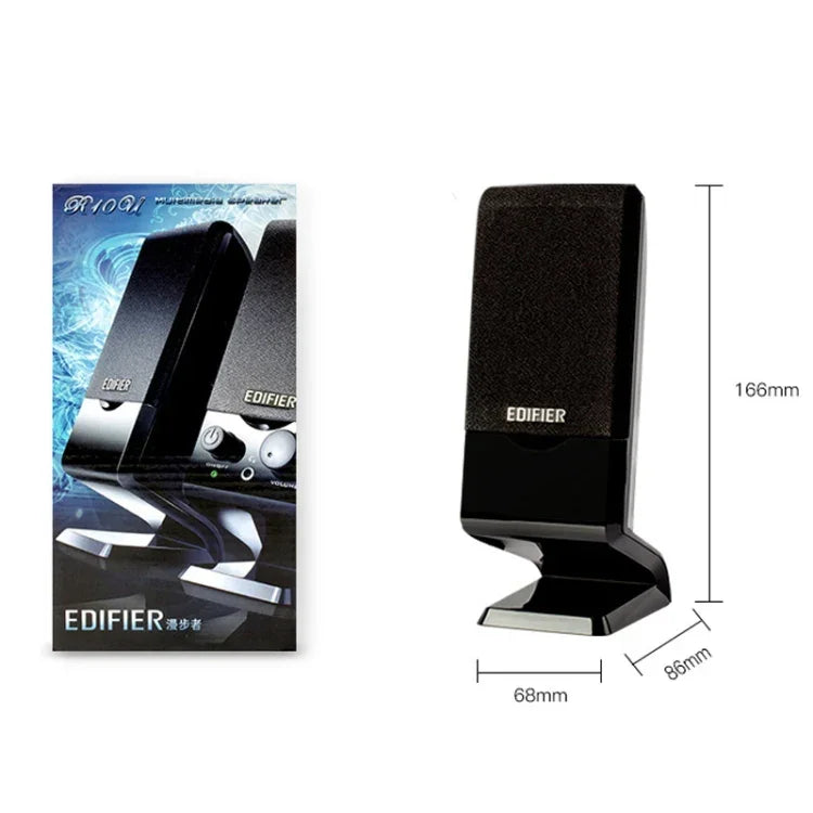 Edifier R10U 迷你 USB 筆記型電腦喇叭，R10U 黑色