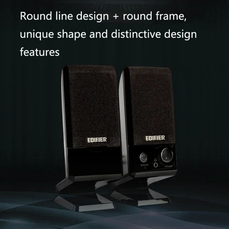 Edifier R10U 迷你 USB 筆記型電腦喇叭，R10U 黑色