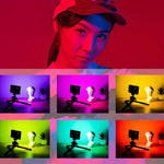 Ulanzi VL120 RGB 全彩 RGB 單眼相機攝影直播小燈，VL120 RGB