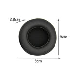 1對加厚海綿耳機套90mm耳罩，適用於Kraken 7.1 V2 Pro，黑色，橙色