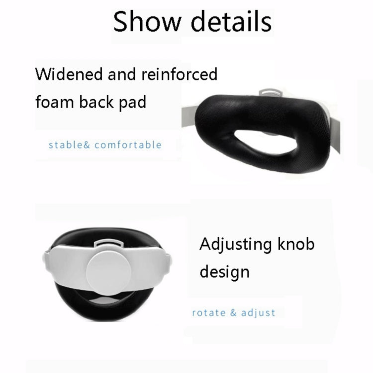 舒適人體工學VR頭戴裝置，適用於 Oculus Quest2，頭戴裝置